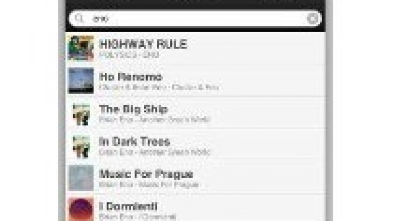 Grooveshark në uebin mobil