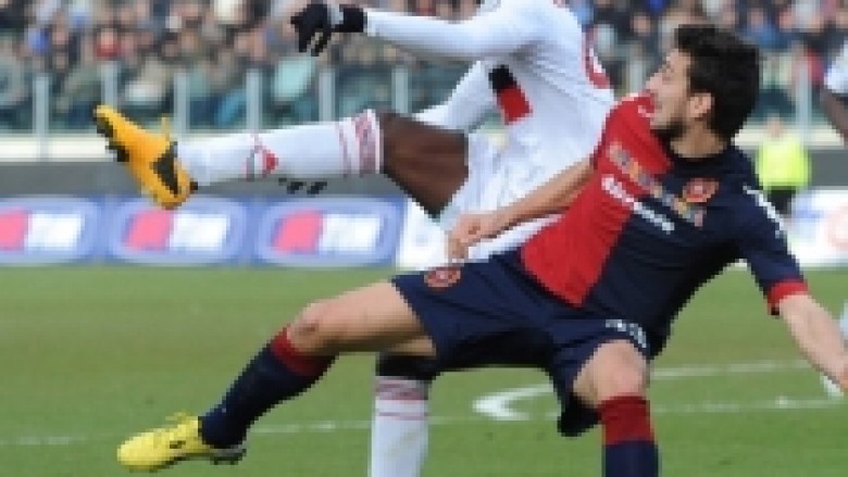 Cagliari ndal euforinë e Rossonerëve