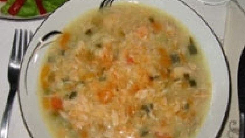Supë-krem me kokë peshku