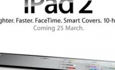 Shitja ndërkombëtare e iPad 2 fillon më 25 mars