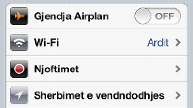 Edhe iPhone flet shqip!