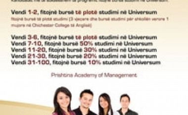 100 bursa studimi për maturantët kosovarë