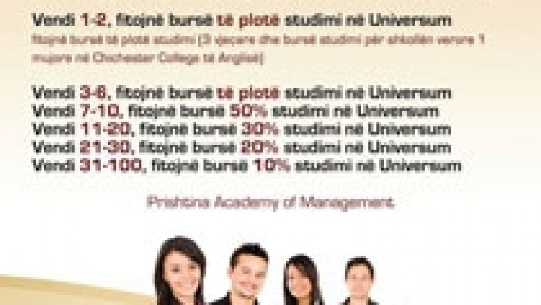 100 bursa studimi për maturantët kosovarë