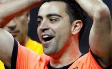 Xavi fjaloset me Mourinhon