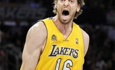 NBA: Gasol udhëheq Lakersat drejt gjysmëfinales