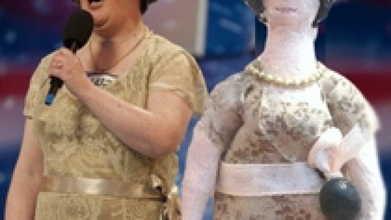 Kukullat me fytyrën e Susan Boyle në shitje