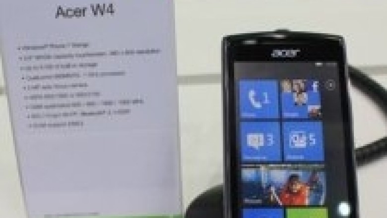 Acer publikon detajet e modeli W4 Mango