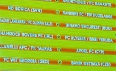 Europa League, hidhet shorti kualifikues