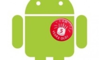 Android feston 5 vjetorin, me mbi 11,800 telefona