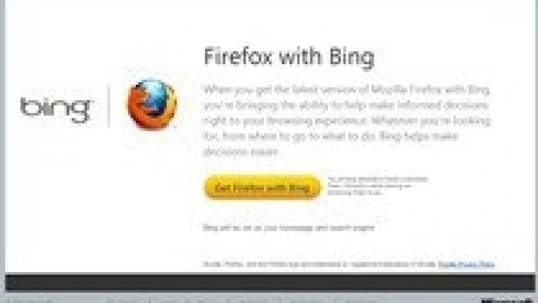 Firefox me Bing