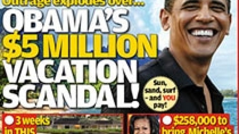 Obama në pushime me paratë e shtetit