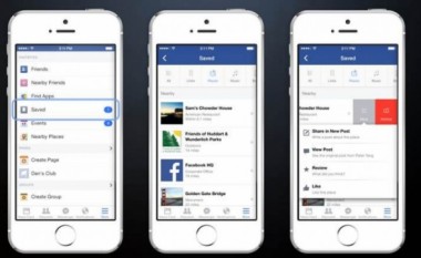 Facebook Save mundëson ruajtjen e përmbajtjes, për shikim të mëvonshëm