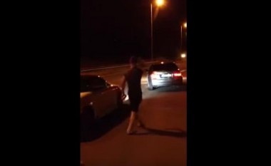 Shqiptarët, me makina luksoze bëjnë gara të rrezikshme në autostradat e Maqedonisë! (Video)