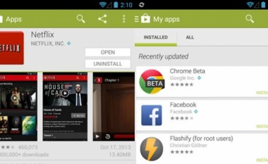 Google sjell versionin e ri të Google Play Store 4.4