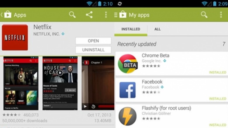 Google sjell versionin e ri të Google Play Store 4.4