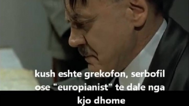 Hitleri “bëhet shqiptar”, nervozohet edhe me Eurovisionin! (Video)