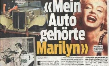 Shqiptari, pronar i automobilit të Marilyn Monroes