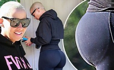 Shokuese – Amber Rose përdor zmadhues të të pasmeve (Foto)