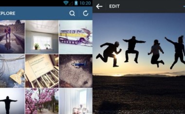 Instagram me dizajn të ri për Android