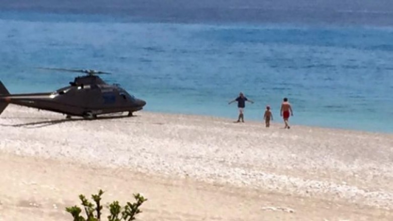 Kush është ky pasanik, që ka parkuar helikopterin në bregdetin shqiptar? (Foto)