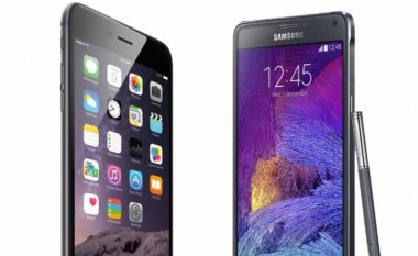 Lufta e titanëve: Samsung Galaxy Note 4 vs. iPhone 6 Plus