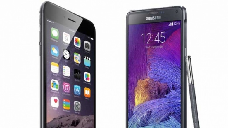 Lufta e titanëve: Samsung Galaxy Note 4 vs. iPhone 6 Plus