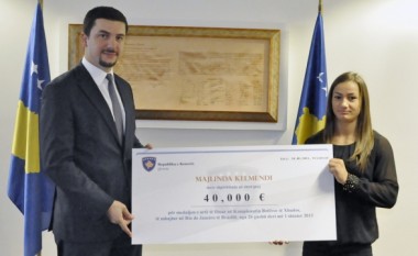 Majlinda shpërblehet me 68 mijë euro