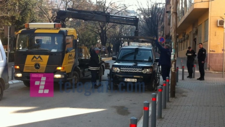 Largohen 184 automjete të parkuar në mënyrë të paligjshme në Shkup