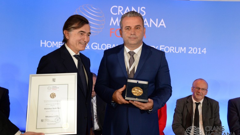 Kryetari i Bordit të BQK-së, medalje në Forumin e Crans Montanas