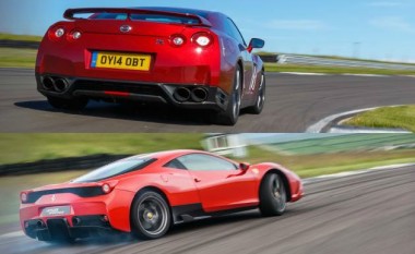 Nissan GT-R vs. Ferrari 458 Speciale (Video)