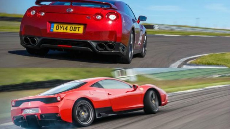 Nissan GT-R vs. Ferrari 458 Speciale (Video)