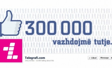 Njoftim  nga Telegrafi për postime të rrejshme në Facebook