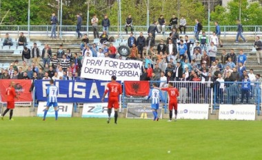 Pankarta e Plisave: “Lutje për Bosnjën…”!