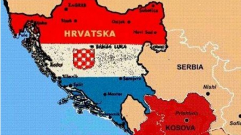 Publikohet harta e Kroacisë etnike, tkurret edhe më shumë Serbia