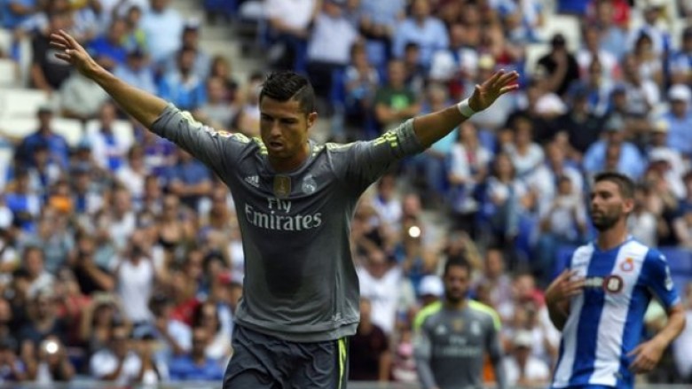 Ronaldo me pesëshe, Reali luan tenis me Espanyolin (Video)