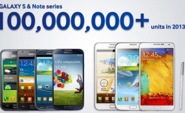 Samsung të shesë 100 milionë Galaxy S dhe Note?