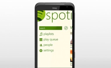 Spotify do të ofrohet falas për Windows Phone