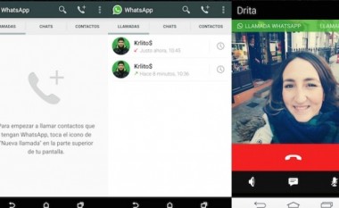 Thirrjet me WhatsApp arrijnë në Android