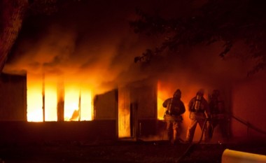 Zjarrfikësit nga Manastiri janë penguar në aktivitetin për të shuar zjarrin