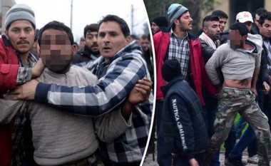 Emigrantët e tërheqin zvarrë “pedofilin”,  “përdhunoi një fëmijë”! (Foto)