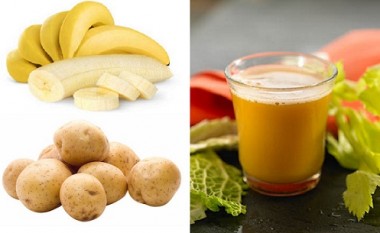 Keni dhimbje stomaku? Ja si ta trajtoni me lëngun e patates me banane!