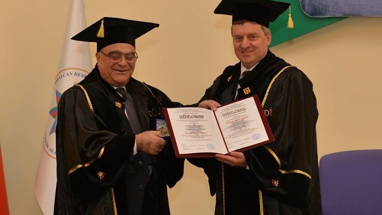 Ivanov nderohet me çmimin ”Honoris Causa” në Azerbajxhan (Foto)