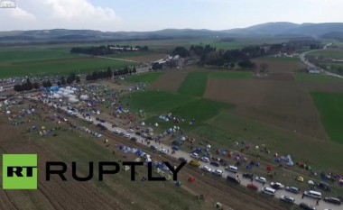 Ja si duket kufiri Maqedoni-Greqi nga droni (Video)