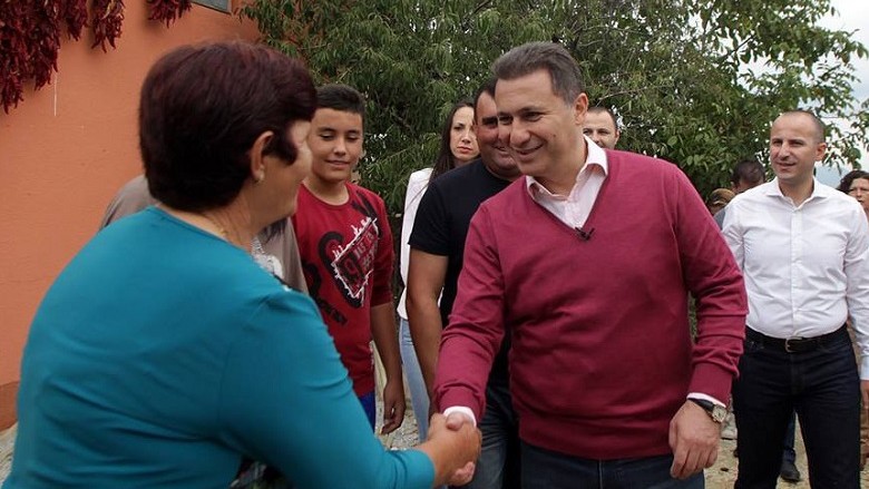Gruevski: Votues në zgjedhje janë të gjithë ata që kanë shtetësi të Maqedonisë