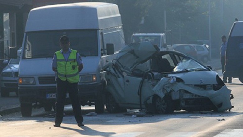 Shkup, për 24 orë 11 aksidente, dy persona në gjendje të rëndë shëndetësore