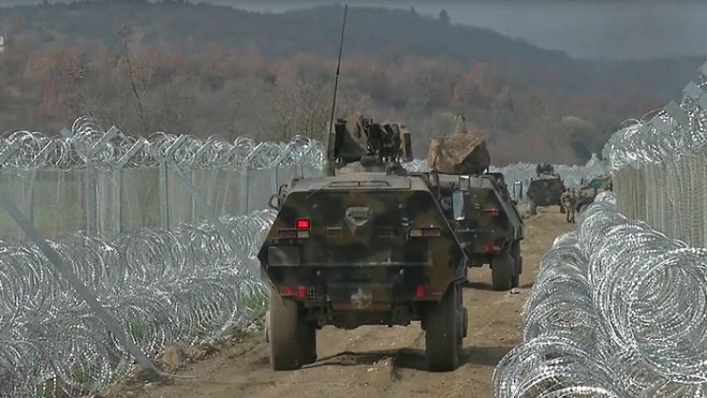 Vendosen 700 pjestarë të forcave të sigurisë të Maqedonisë në kufirin maqedono-grek