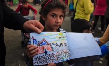 Vajza nga Siria vizaton vuajtjet e saj(Foto)