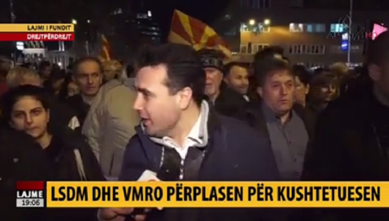 Zaev protesta