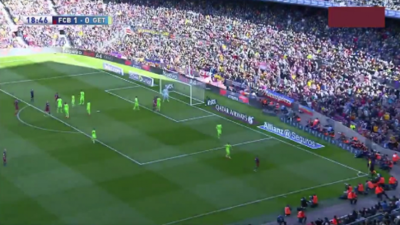 Barca shënon golin e dytë, shikoni pasimin abnormal të Iniestas (Video)