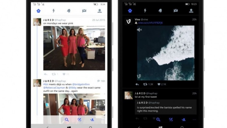 Twitter për Windows 10, tani edhe në pajisje mobile